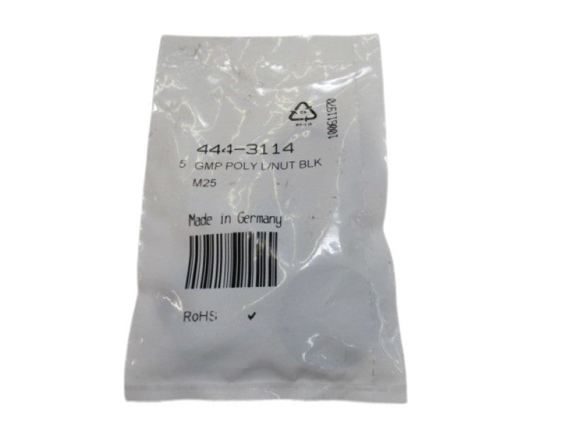 LAPP 53119130 444-3114 BLACK CABLE GLAND LOCKNUT (PKG OF 5) NSMP