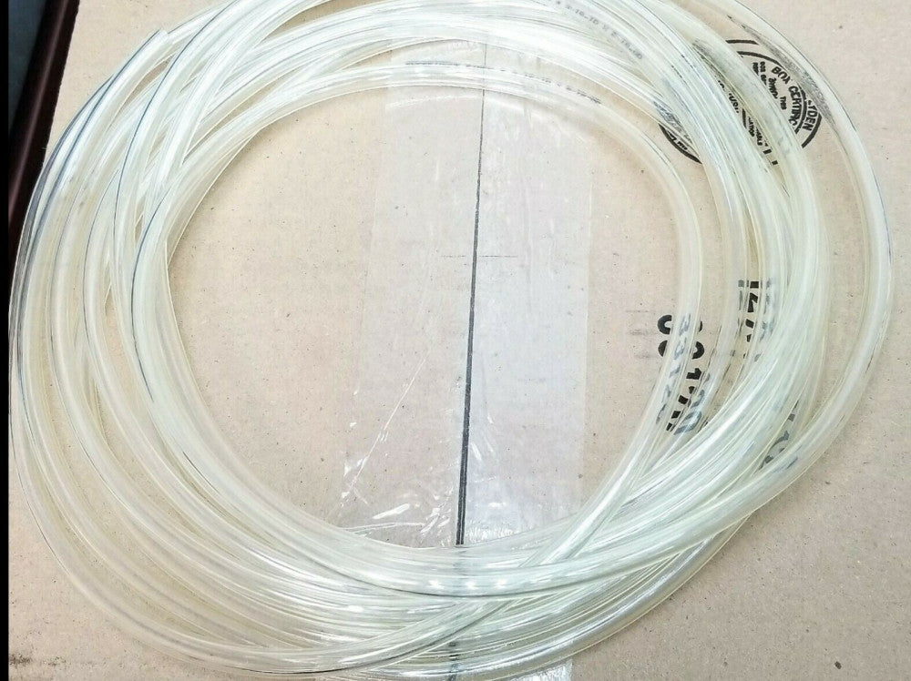 20 Feet 5mm 3/16" Fuel, Air, Vacuum Hose/Line/Pipe/Tube Food Grade Crystal Clear