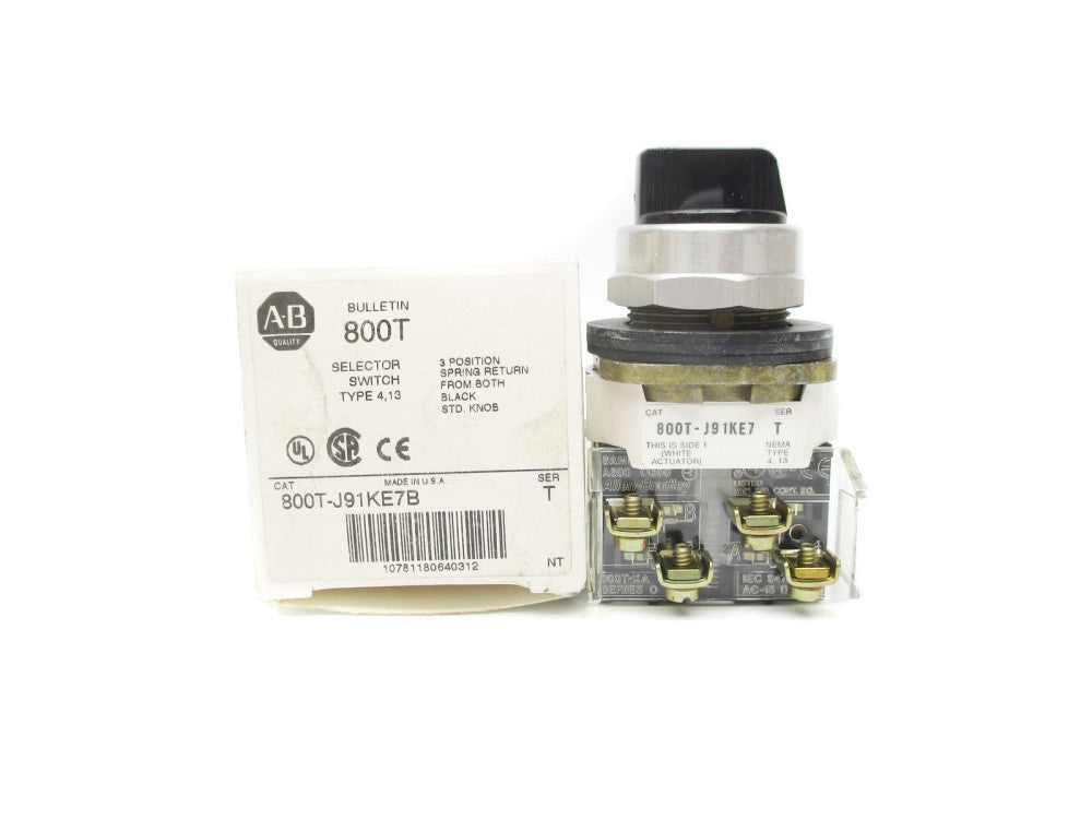 ALLEN BRADLEY 800T-J91KE7B SER. T (WH) NSMP