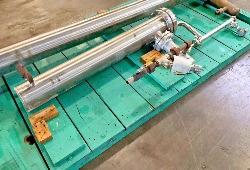 Enerquip Shell & Tube Heat Exchangers 150 psig @ 375°F, 8"D x 60"L, 2" Tri-Clamp