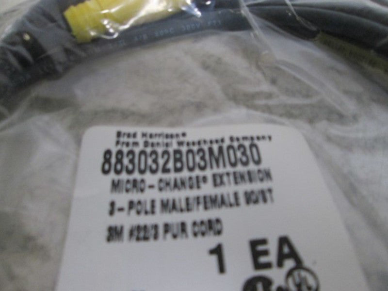 DANIEL WOODHEAD MICRO-CHANGE 883032B03M030 CORDSET NSMP
