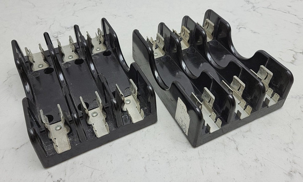 2 Pack Marathon R6F30A3Q 18 Fuse Holder 30 Amp 3-Pole 600V *USED