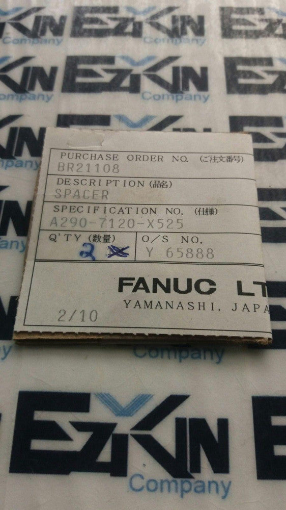 Fanuc A290-7120-X525 CNC Assy Spacer Lot of 2