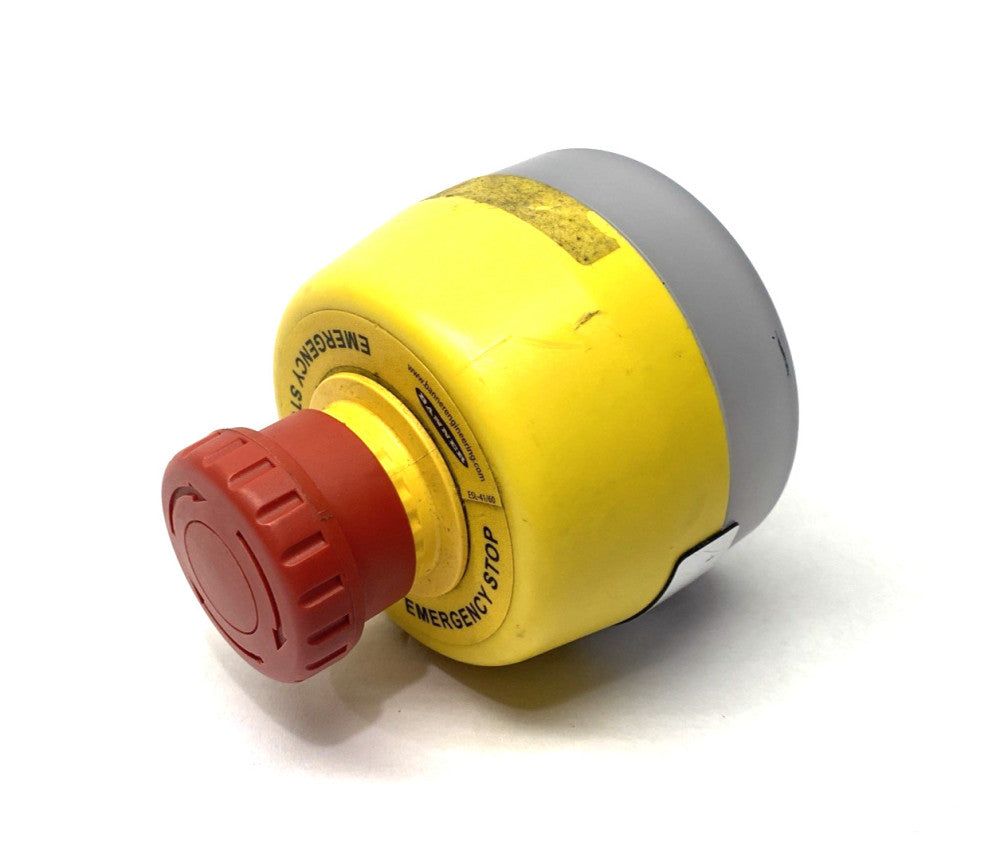 Banner SSA-EB1PLGR-0DECQ8 30mm Mount E-Stop M12 8-Pin 808878 DAMAGED THREADS