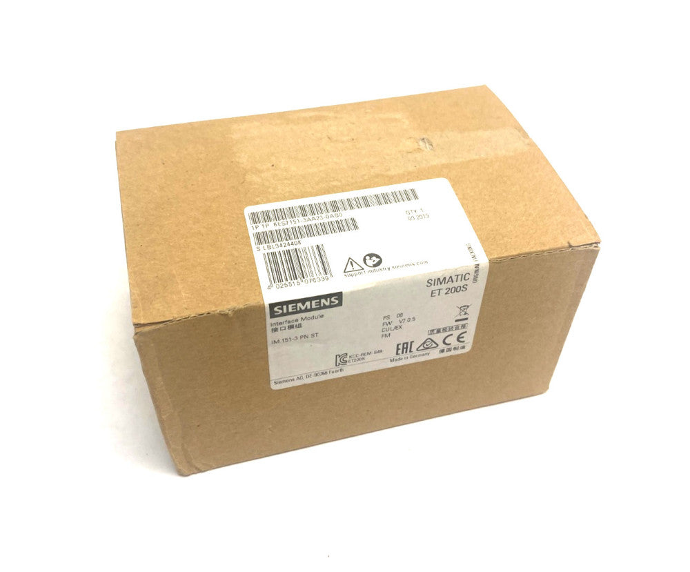 Siemens 6ES7151-3AA23-0AB0 SIMATIC DP Interface Module, IM 151-3 PN ST
