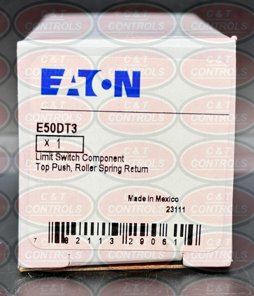 Eaton E50DT3 Top Push Roller Limit Switch New In Box USA Stock