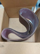 Norton Abrasives 78072727983 Aluminum Oxide Sanding Belt 80 Grit, Box Of 9