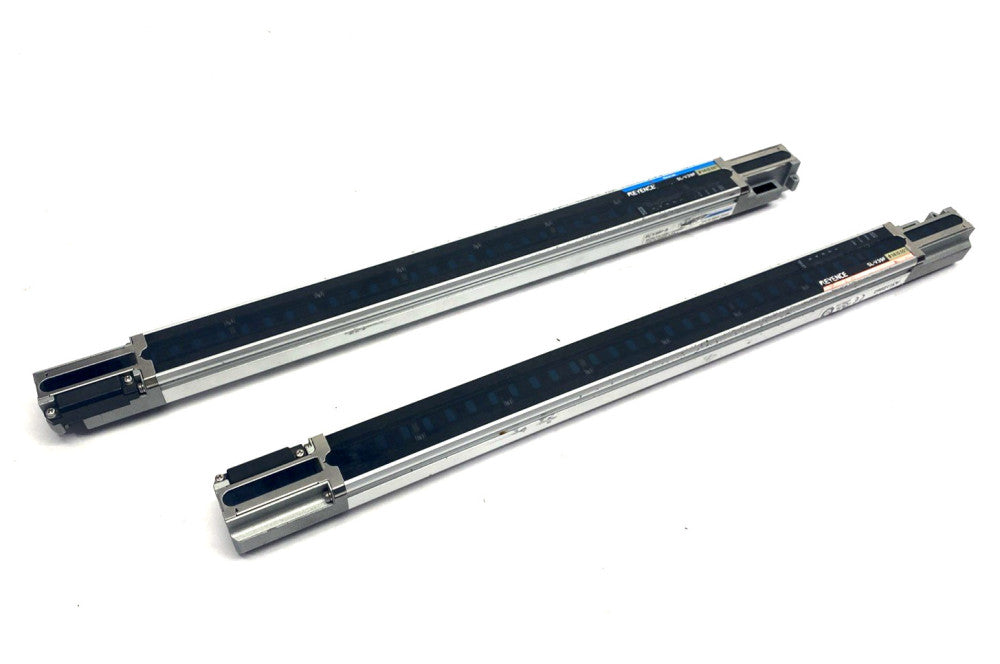 Keyence SL-V39F Safety Light Curtain Set, 39 Axes, SL-V39F-T & SL-V39F-R