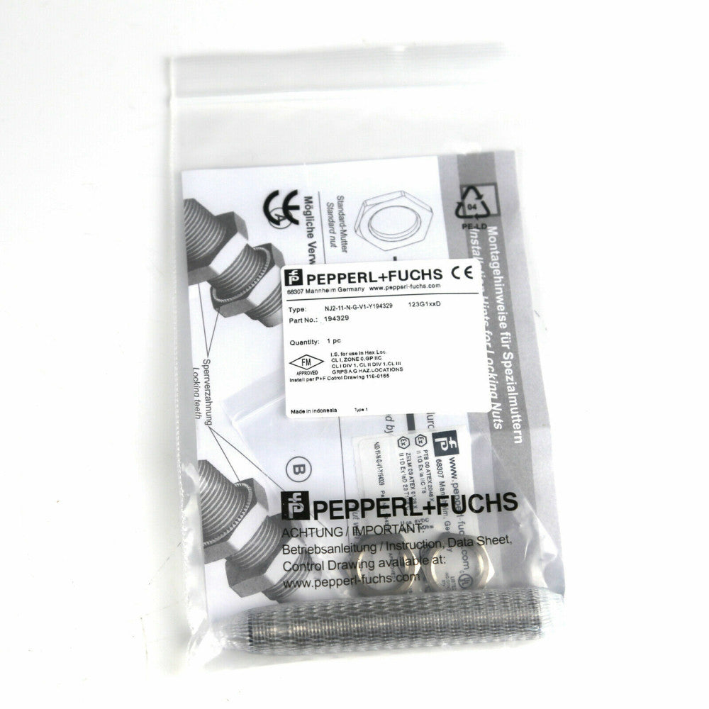 One Brand New Pepperl+Fuchs NJ2-11-N-G-V1-Y194329 PROXIMITY