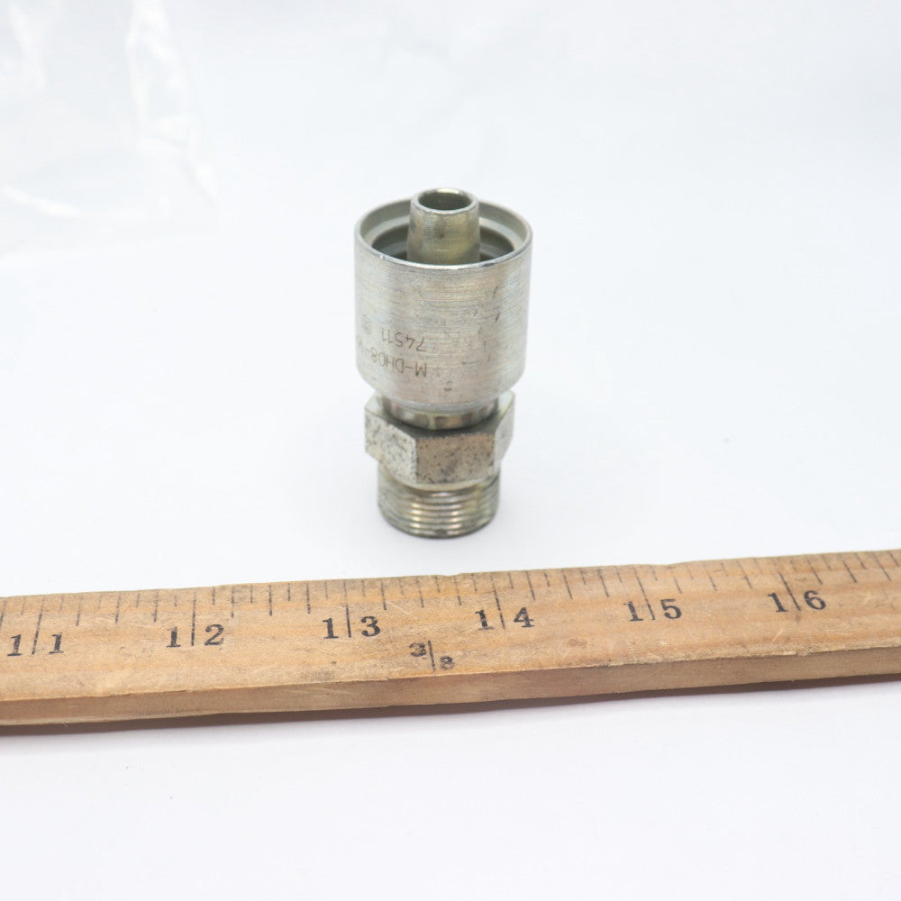 Kurt Heavy 24-Deg Seat Female Swivel with O-Ring 1/2" Hose ID x M24 x 1.5