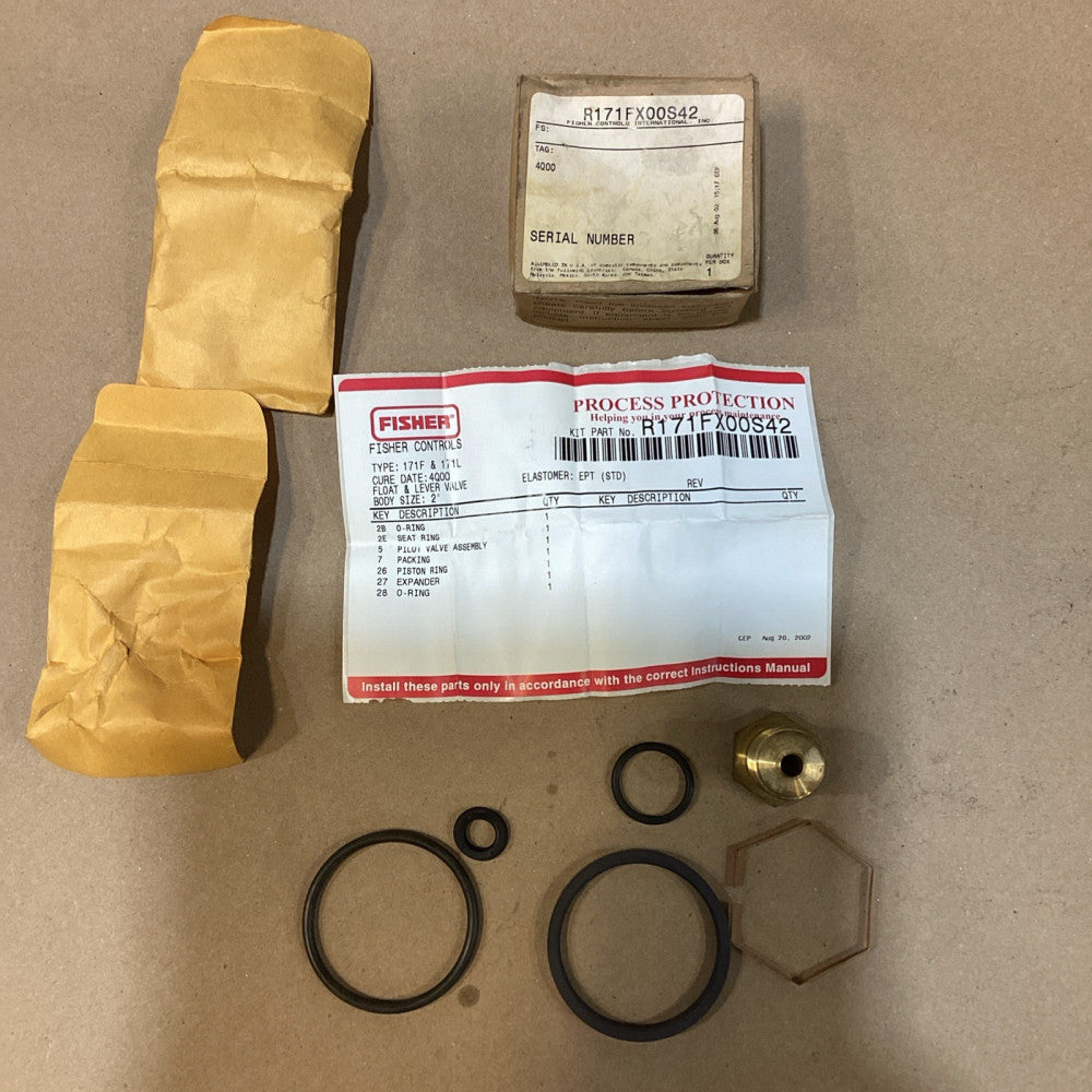 NEW FISHER CONTROLS R171FX00S42 KIT, 171L 1" EPT SPARES
