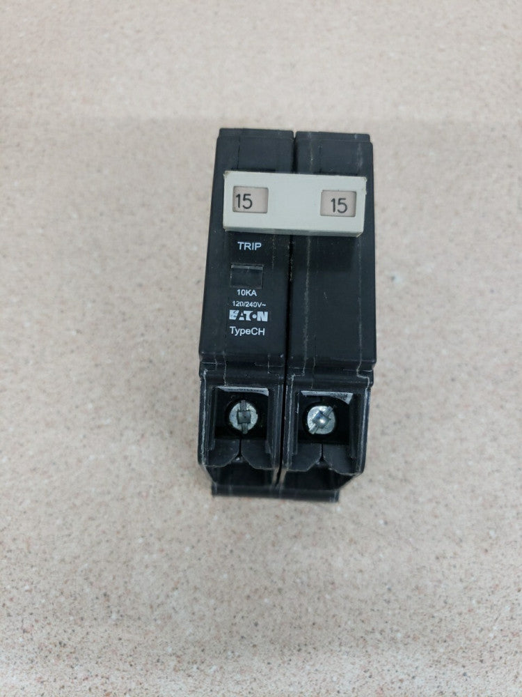 EATON (CHF215) 15 AMP DOUBLE POLE CIRCUIT BREAKER 120/240V