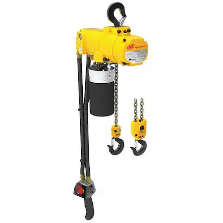 Ingersoll-Rand Cl500k-2C10-C6u Air Chain Hoist,1100 Lb. Cap.,10 Ft. Lft