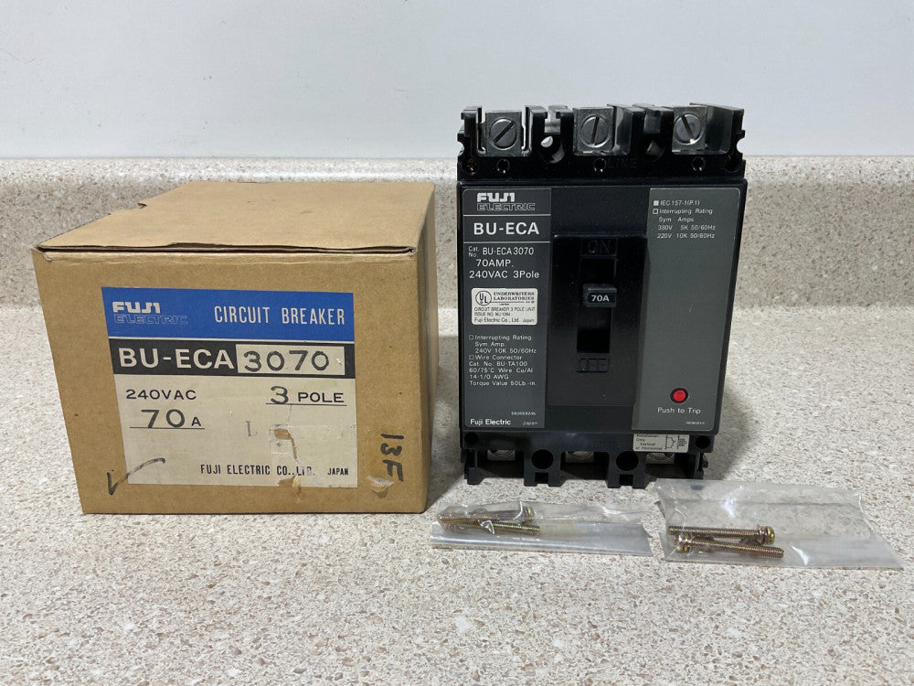 Fuji Electric BU-ECA3070 3P, 70Amp NEW