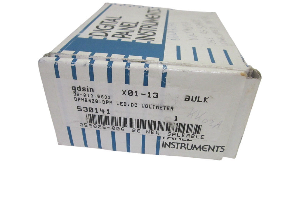 PANEL INSTRUMENTS DPM-8420 PANEL METER 200MV UNMP