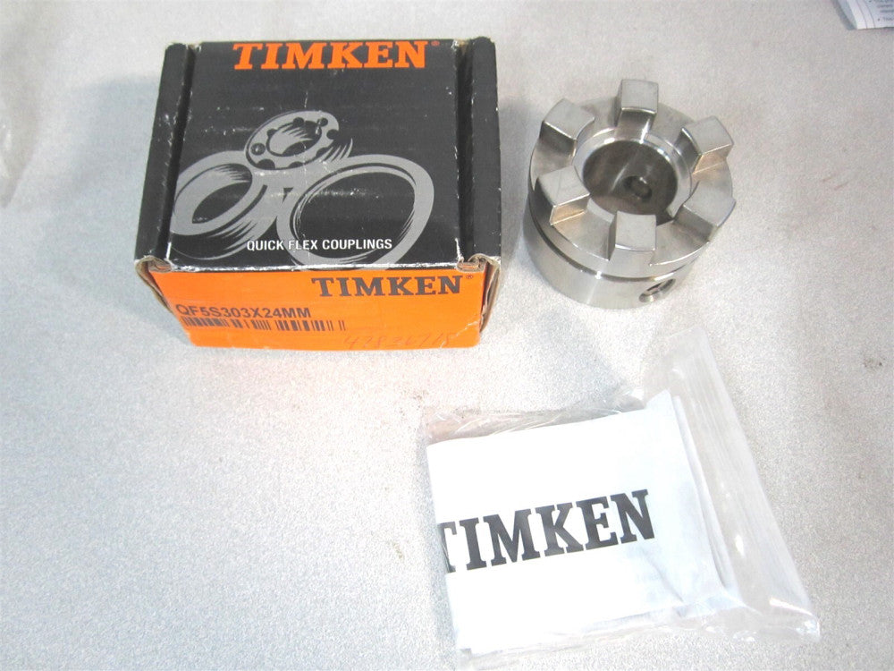 Timken (QF5S303X24MM) Quick Flex 303 Stainless Steel Standard Hubs with Keyway
