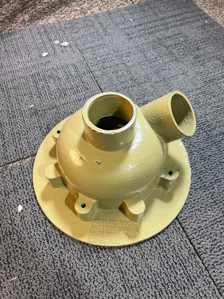 FROET IND 100C3 Roof Drain Dark Yellow +-3" Outlet