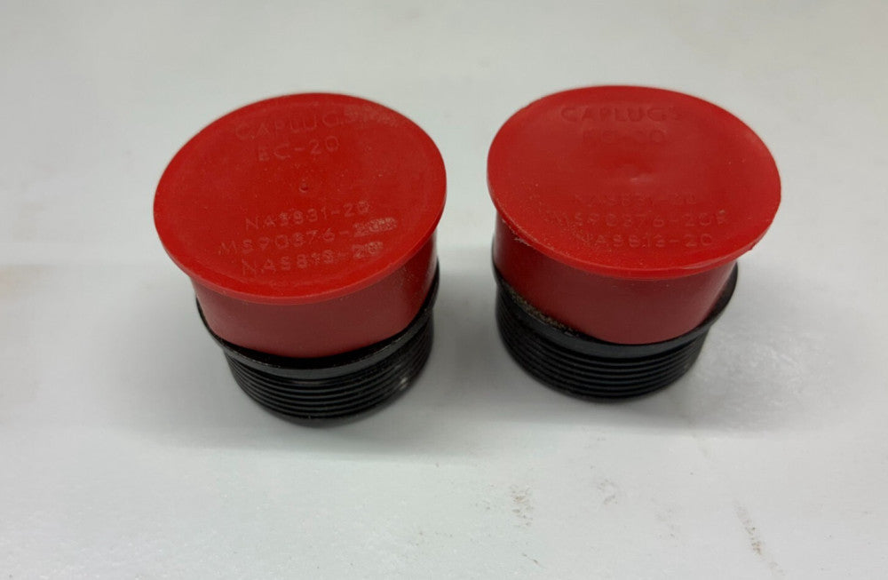 UNBRANDED 22 PIN CONNECTOR WITH CAPLUG EC-20 DIAMETER: 1-1/4" (LOT OF 2)