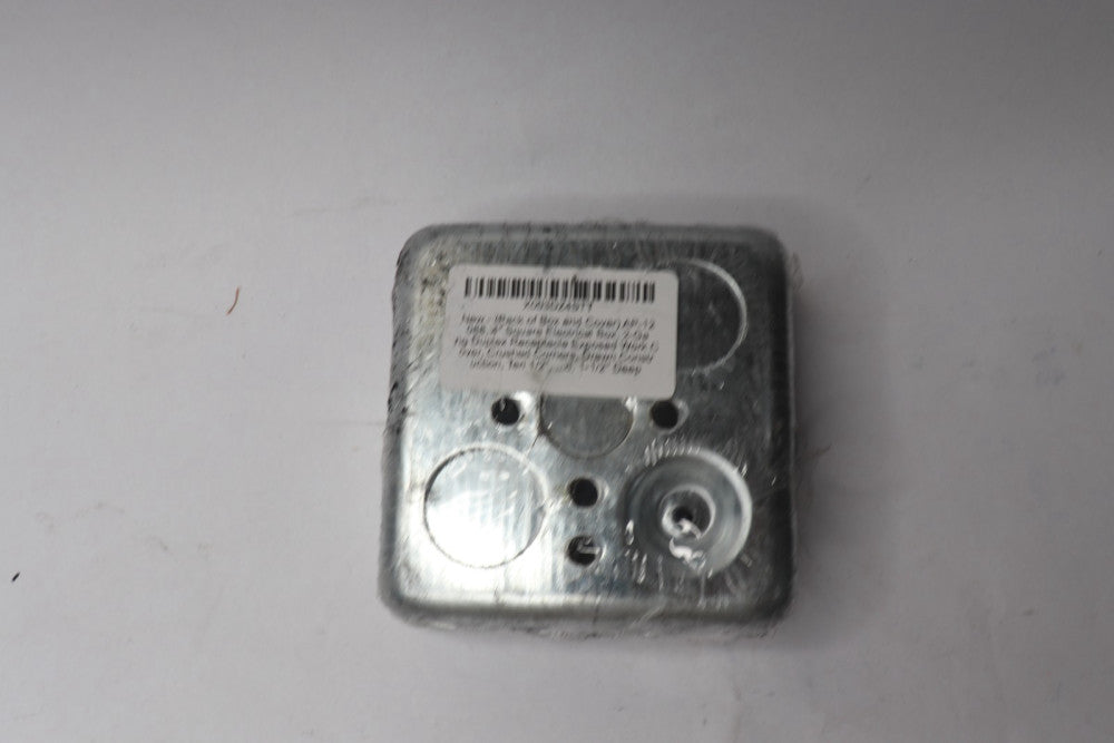 Airmont Products Square Electrical Box 2-Gang 4" x 1-1/2" Deep