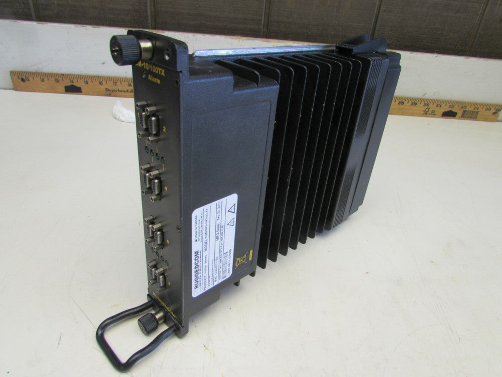RUGGEDCOM LM-10/100TX INDUSTRIAL ETHERNET MX5000PN-M8TX02-XX NICE USED TAKEOUT !