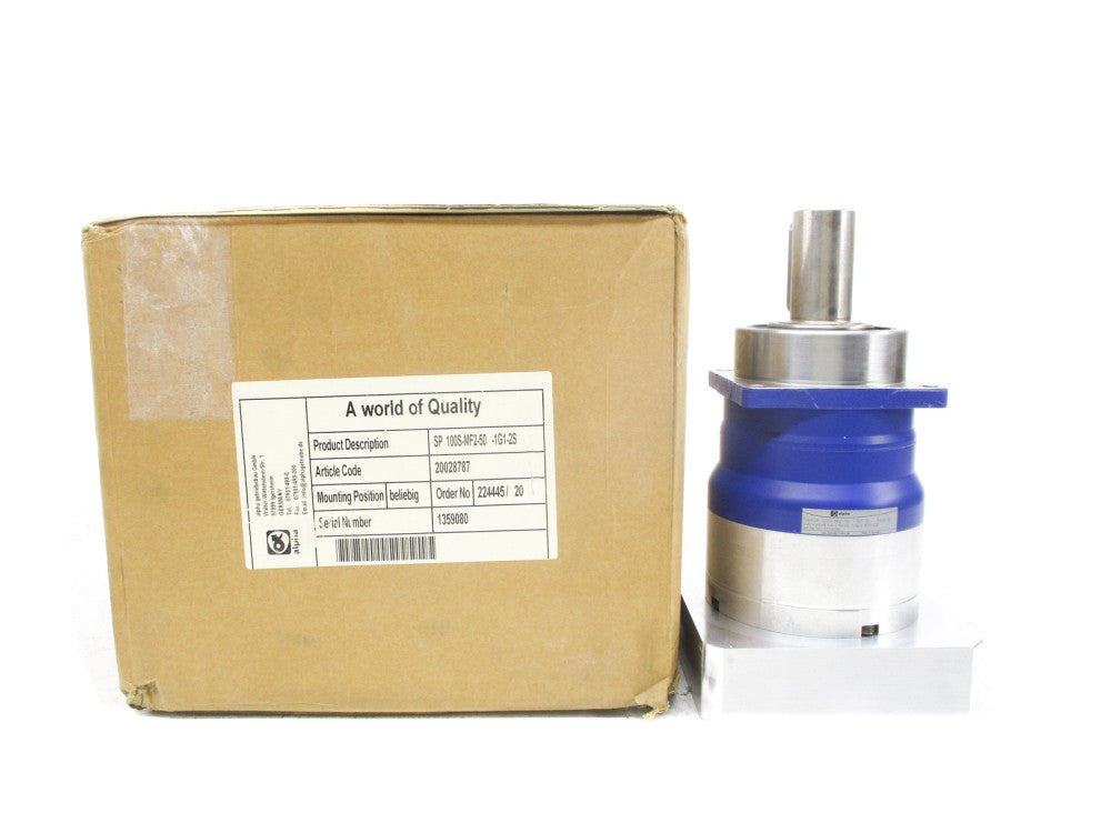 ALPHA SP100S-MF2-50-1G1-2S NSMP