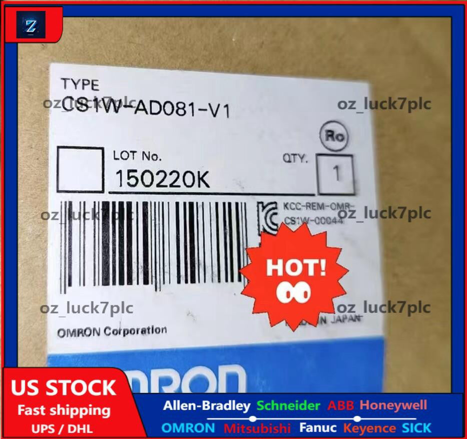 1 pcs Omron Brand New New CS1W-AD081-V1 PLC New IN BOX CS1WAD081V1
