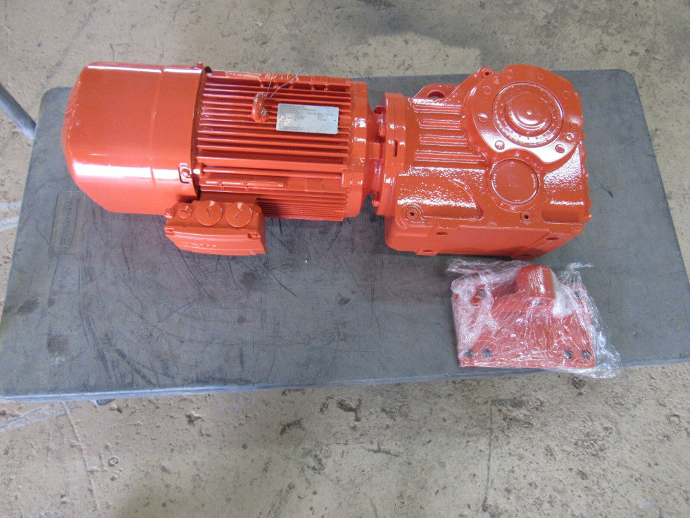 SEW-EURODRIVE KA77/T DRN112M4/BE5HR 4KW 277/480V MOTOR/GEARHEAD NEW NO BOX !!