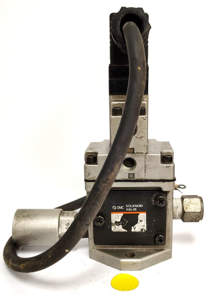 SMC PNUEMATIC SOLENOID VALVE MOD 2505 115V 3/8" NPT PORT VSP3135 AC100