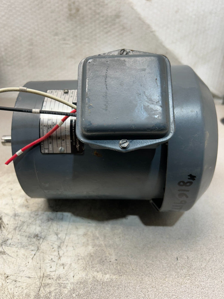 USED DIAMOND POWER AC MOTOR, 1/6 HP, 1725 RPM, 60HZ 5K42DN4172R