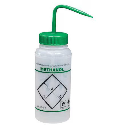 Sp Scienceware F11646-0623 Wash Bottle,Std Spout,16Oz,Methanol,Pk6