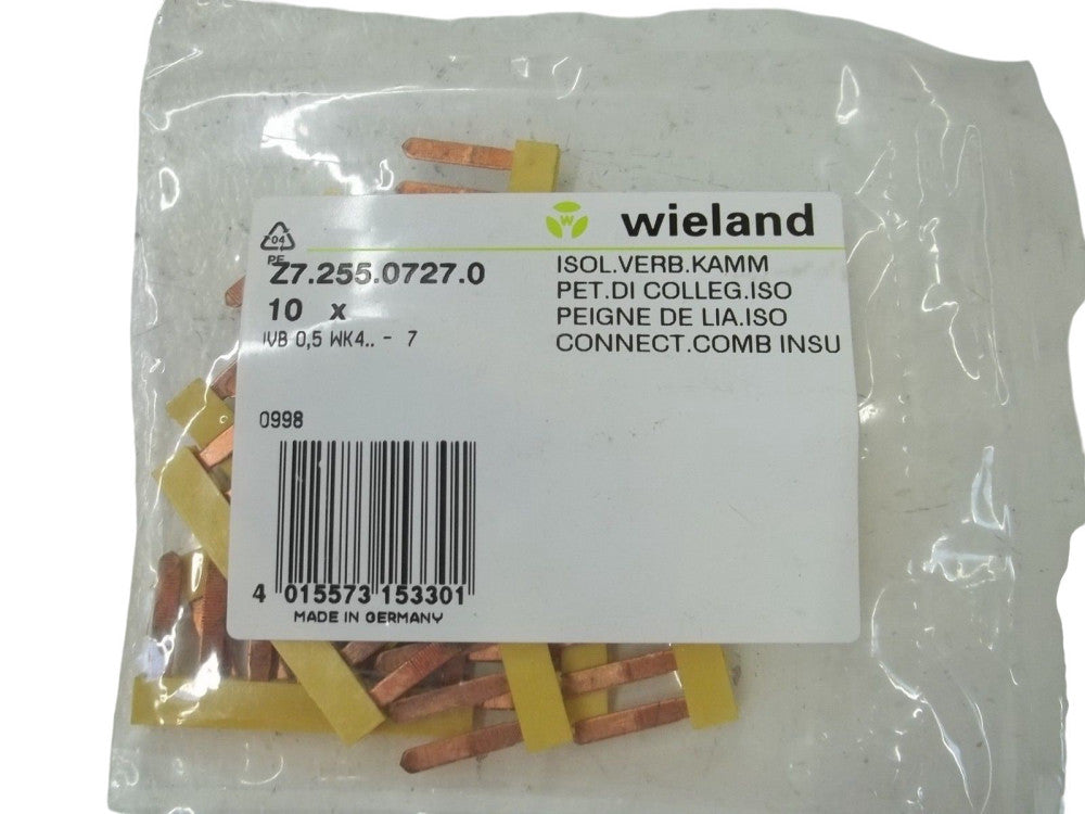 LOT OF 10 WIELAND Z7.255.0727.0 CONNECT. COMB INSU NSMP