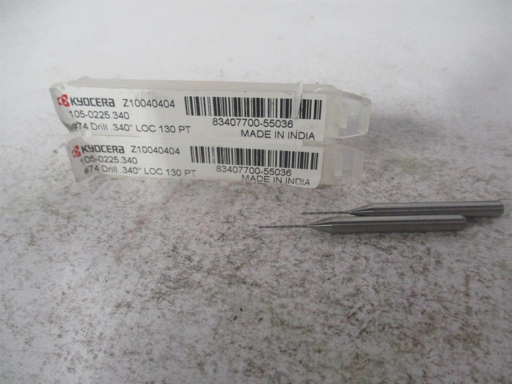 SGS (07296) #74 1/8" x 1-1/2" OAL 130° Spiral Circuit Board Drill Bit - Qty 2