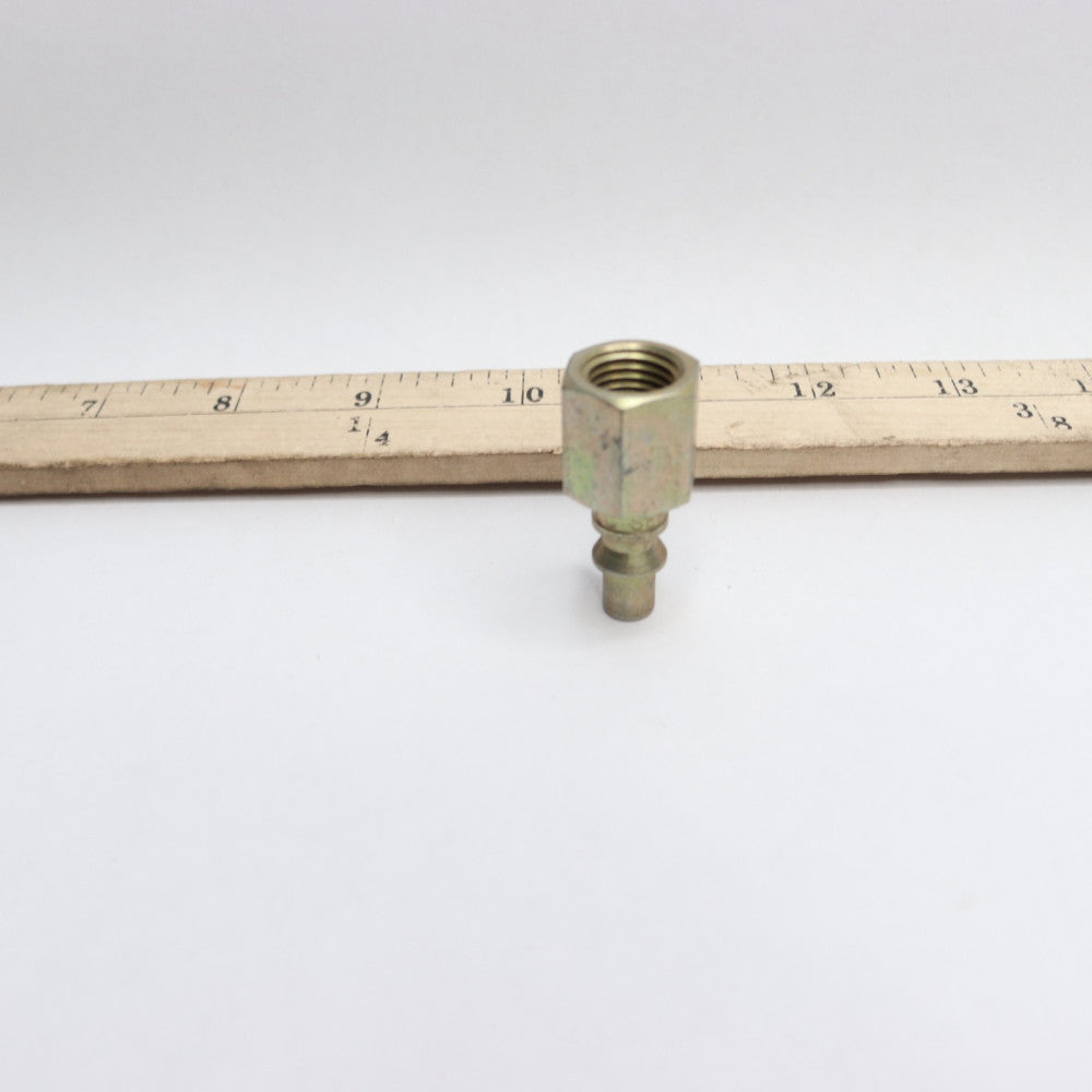 Female Interchange Coupler Plug Steel 0.25"