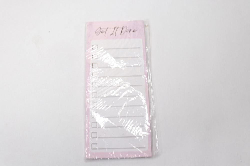 Poise and Paper Company Tall Notepad Self-Adhesive 50 Sheets 4" W x 9" L