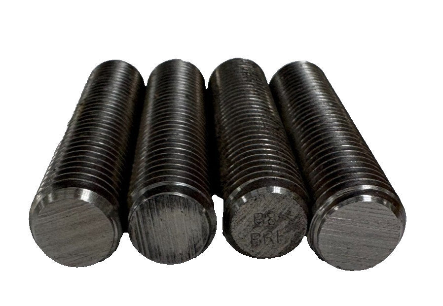 FULLY THREADED STUD 3/4"-11 STAINLESS STEEL GRADE B8 OAL3" (LOT OF 4)