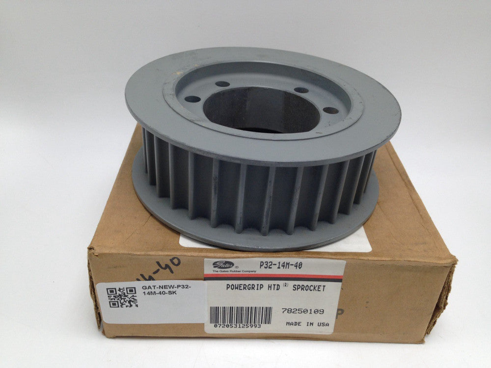 NEW GATES P32-14M-40-SK SPROCKET 32 TEETH, 14MM PITCH