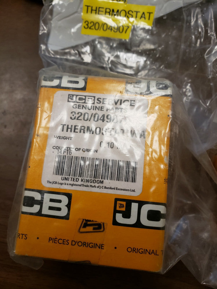 320/04907 - GENUINE OEM THERMOSTAT.WATER FOR JCB ( F1-2)