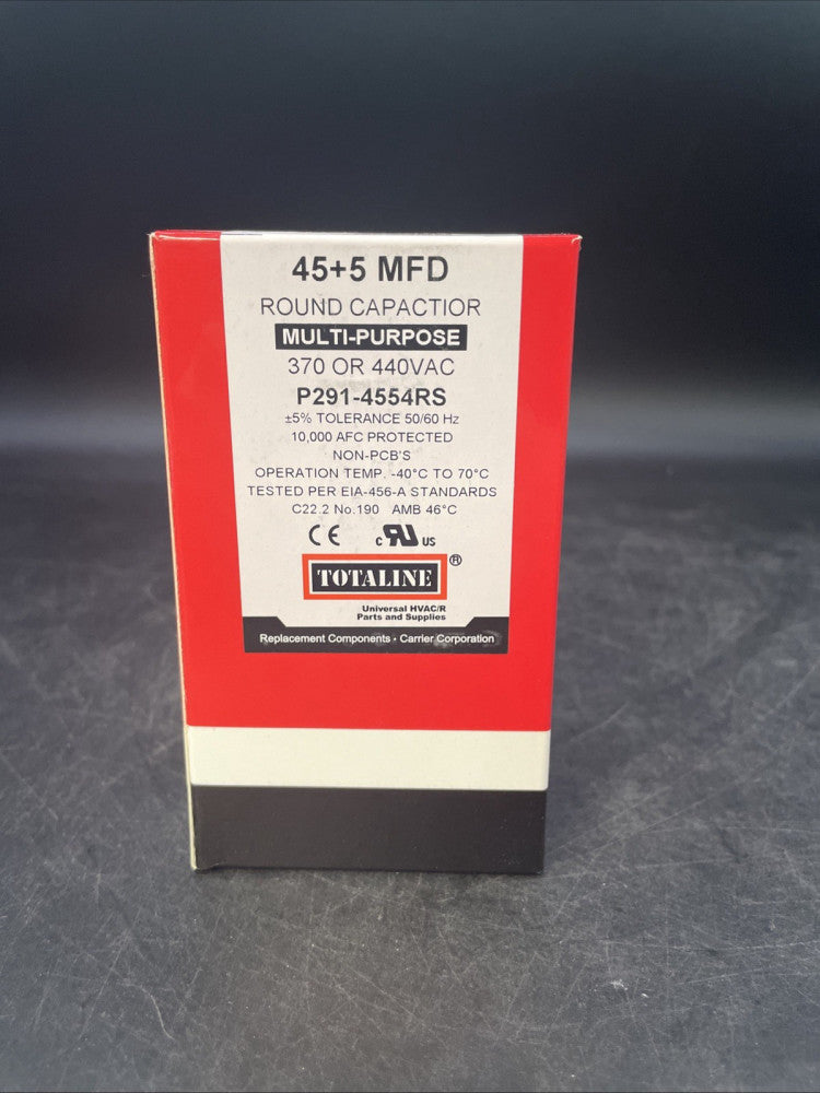 USA Replacement for Totaline P291-4554RS Dual Capacitor 440 Volt 45 + 5 MFD-NEW!