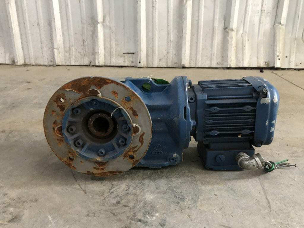 Sew-Eurodrive KAF47DRS71S4 0.50HP Gear Drive/Speed Reducer 13RPM 2.433in-lbs 3PH