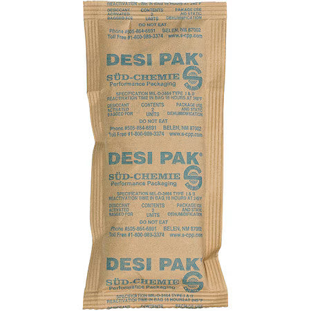 Zoro Select Des105 Desiccants,6" L,5 Gal,Clay,Pk150