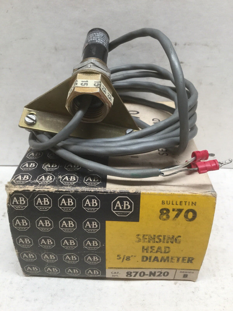 Allen Bradley 870-N20 Sensing Head 5/8” Diameter Series B