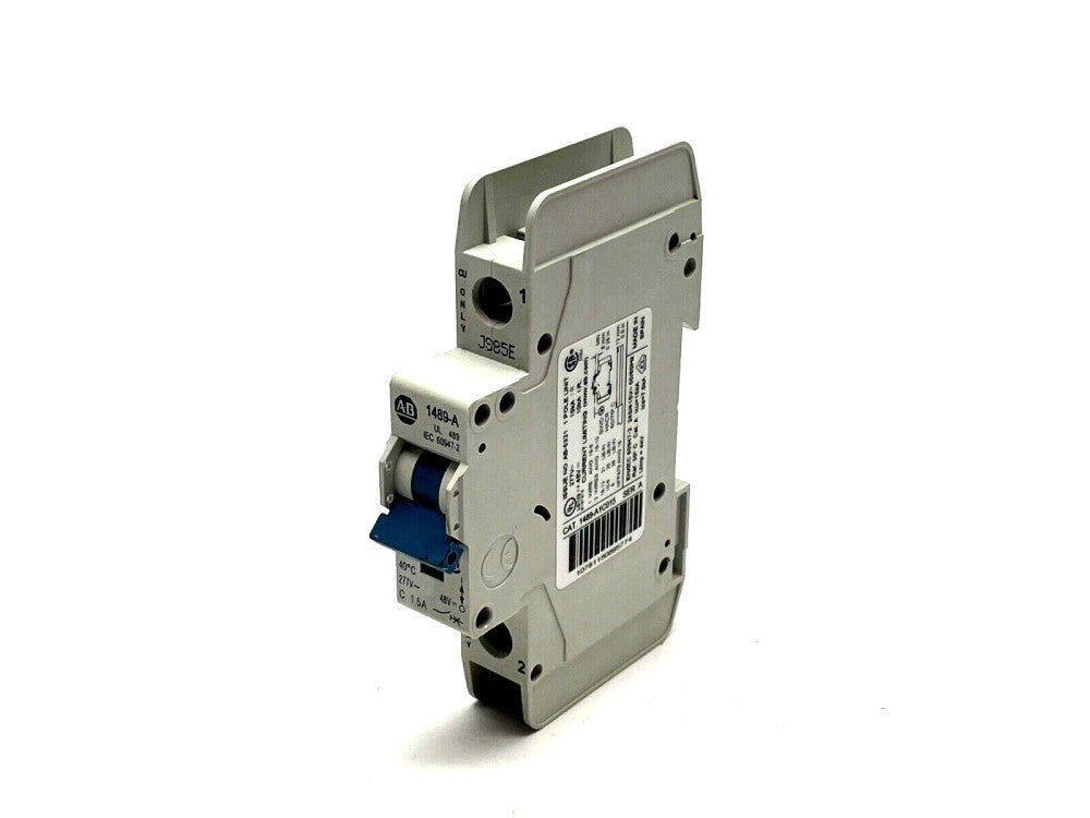 Allen Bradley 1489-A1C015 Ser. A Breaker 1.5A 1P 277VAC