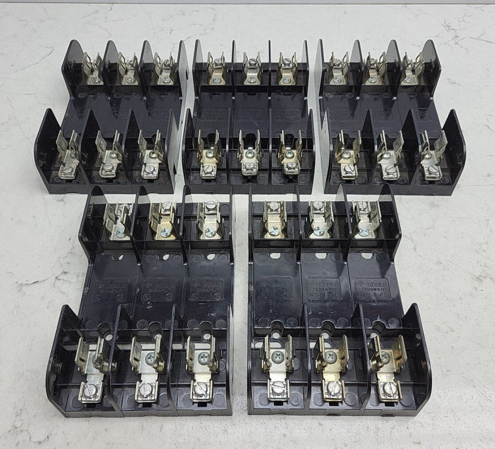 5 Pack Gould Shawmut 60328R 600V 30A Class R Fuse Holder *USED