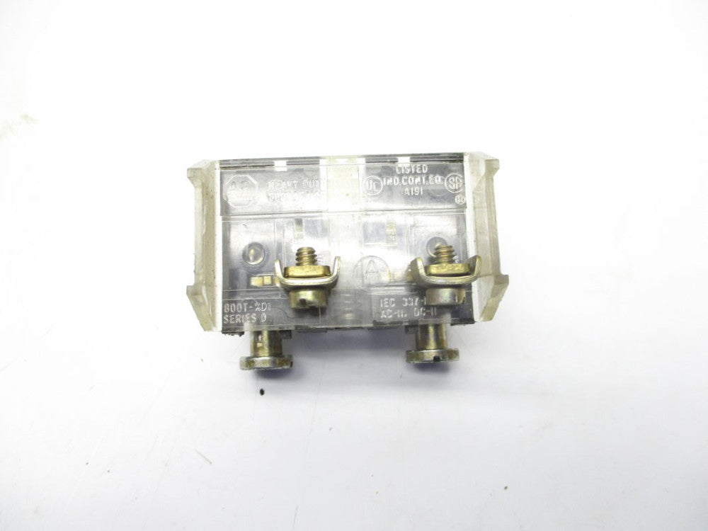 ALLEN BRADLEY 800T-XD1 SER. D 600VAC NSNP