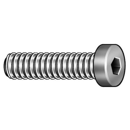 Zoro Select Lhsia-100037Usa-100Bx #10-24 Socket Head Cap Screw, Low Profile,