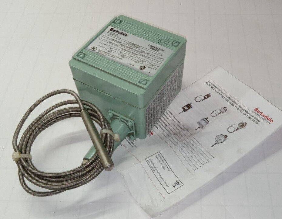 NEW BARKSDALE TEMPERATURE SWITCH -73-149ºC 10-121ºC ADJ. RANGE T2H-S251S-A-FX