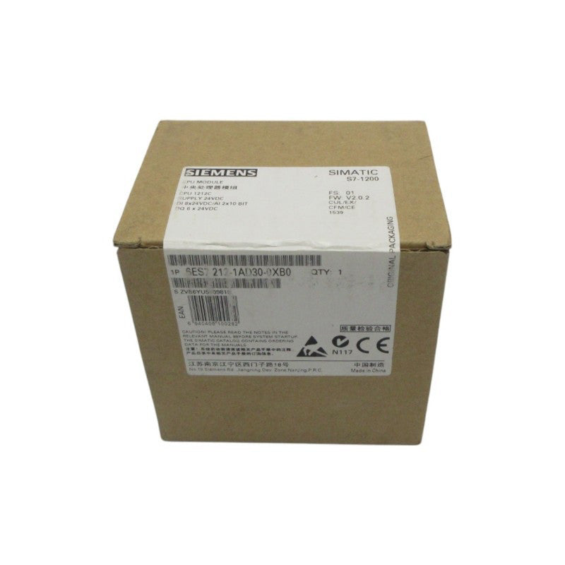 SIEMENS 6ES7212-1AD30-0XB0 24VDC NSFS