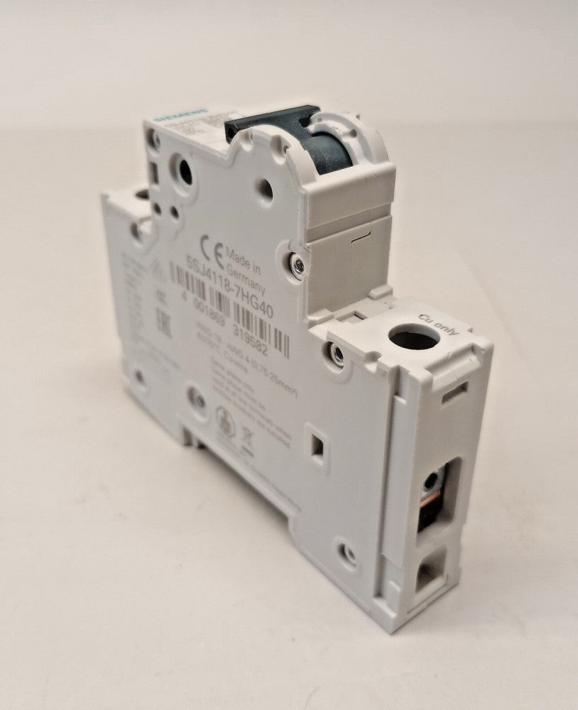 Siemens 5SJ4118-7HG40 Used Miniature Circuit Breaker 5SJ41187HG40 240V 1-PL 15A