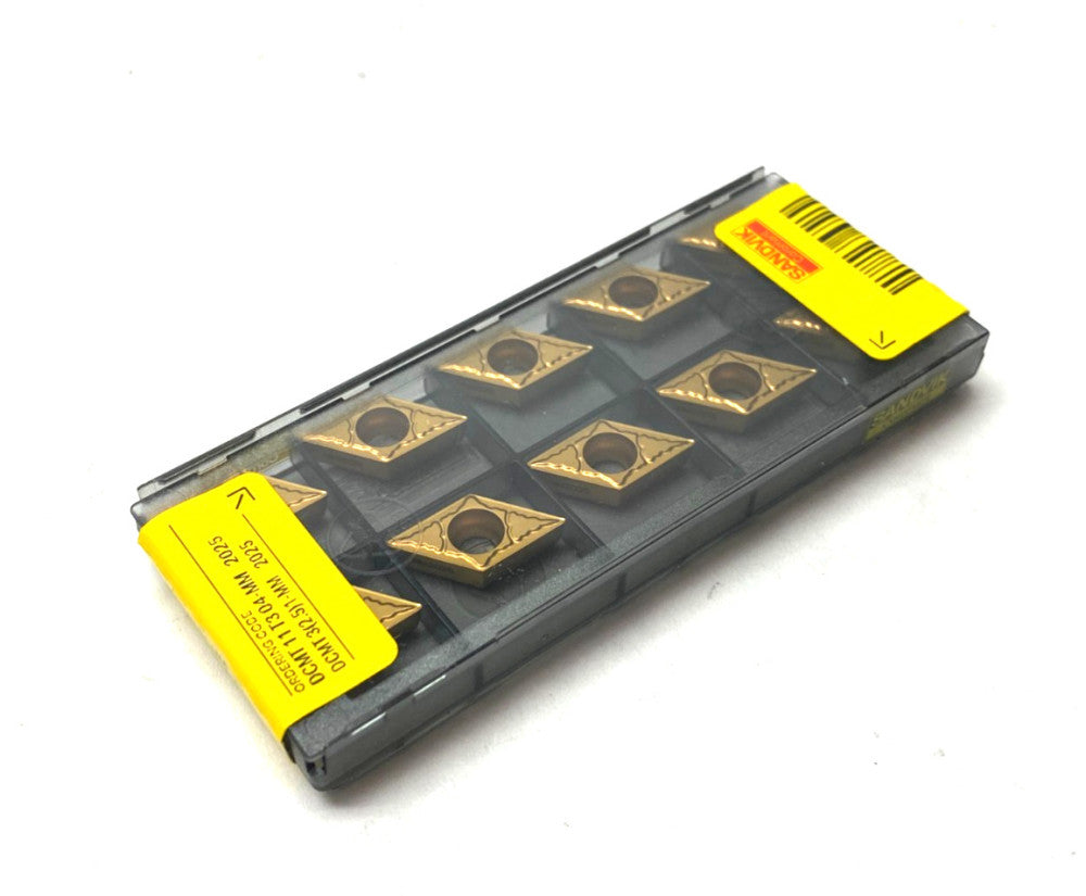 Sandvik DCMT 11 T3 04-MM 2025 CoroTurn® 107 Insert for Turning 5730942 PKG OF 10
