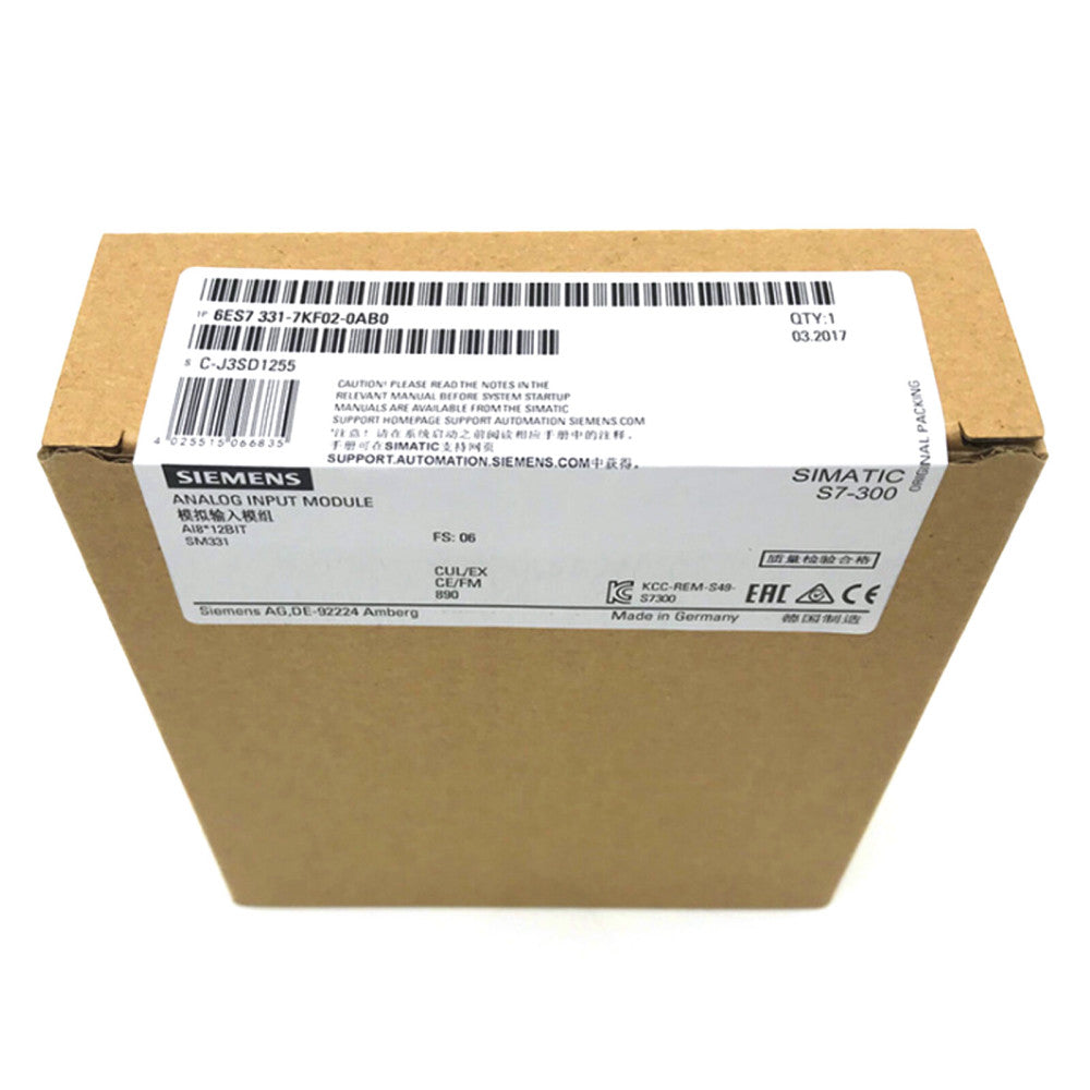 One New SIEMENS PLC 6ES7 331-7KF02-0AB0 6ES7331-7KF02-0AB0 Analog Input Module